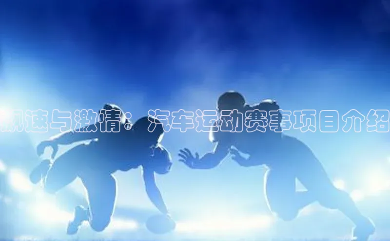 飙速与激情：汽车运动赛事项目介绍