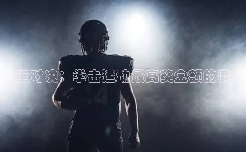 拳王对决：拳击运动最高奖金额的赛事